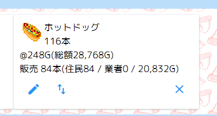 ホットドッグ結果